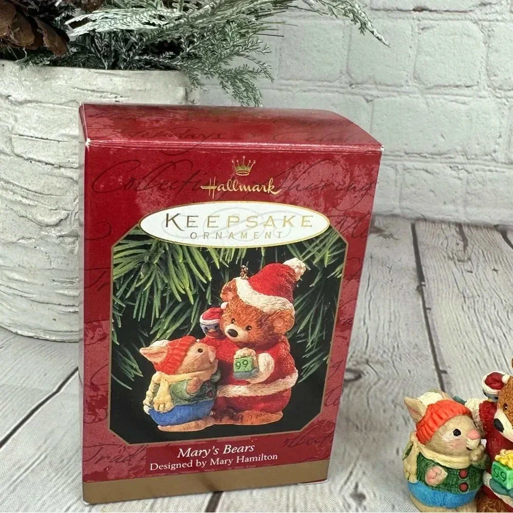 Vintage hallmark Keepsake Ornament 1999 Mary's bears designed by mary hamilton